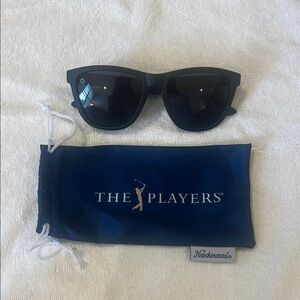 BRAND New Special Edition Players Championship Knockaround Black Sunglasses